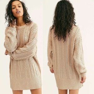 Free People Good as Gold Sweater Dress